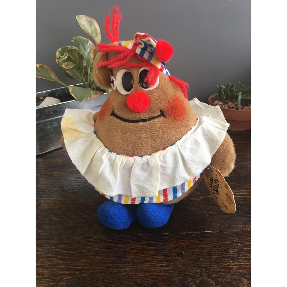 P. Nutty Nestle Peanut Baking Morsel chip plush Vintage Promotional Plush 1984
